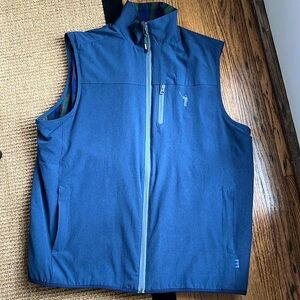 William Murray Golf [Size: L] Navy/Plaid Vest